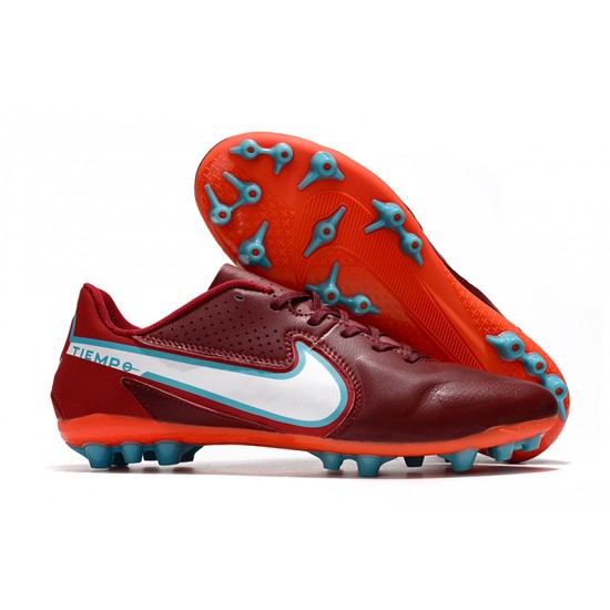 Nike Legend 9 Academy AG Low Red Blue Men Football Boots