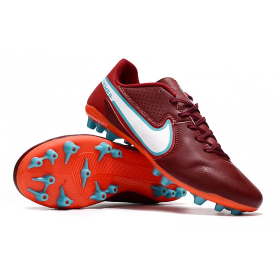 Nike Legend 9 Academy AG Low Red Blue Men Football Boots