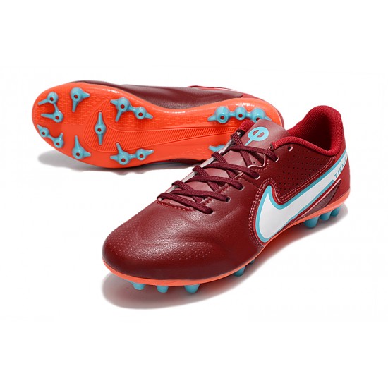 Nike Legend 9 Academy AG Low Red Blue Men Football Boots