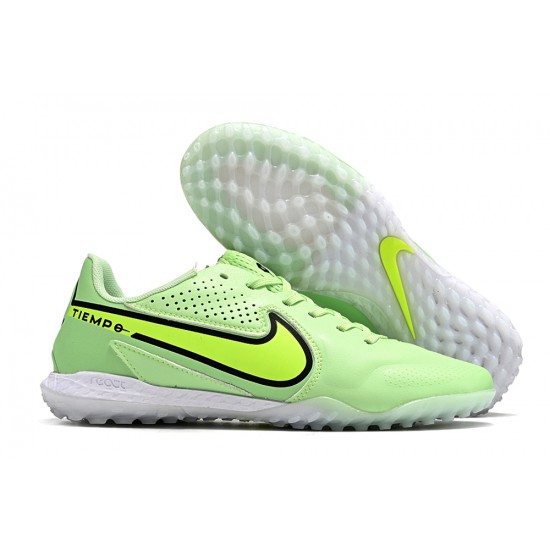 Nike React Tiempo Legend 9 Pro TF Low Green White Men Football Boots