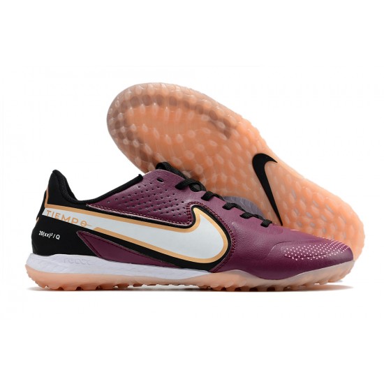 Nike React Tiempo Legend 9 Pro TF Low Purple Pink Men Football Boots