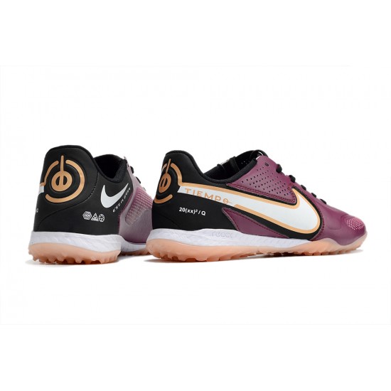 Nike React Tiempo Legend 9 Pro TF Low Purple Pink Men Football Boots