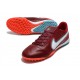 Nike React Tiempo Legend 9 Pro TF Low Red Turqoise Men Football Boots