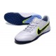Nike React Tiempo Legend 9 Pro TF Low White Blue Men Football Boots