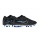 Nike Tiempo Legend 10 Elite FG Black Blue Men Football Boots