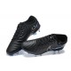 Nike Tiempo Legend 10 Elite FG Black Blue Men Football Boots