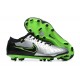 Nike Tiempo Legend 10 Elite FG Black Silver Green Men Football Boots