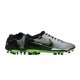Nike Tiempo Legend 10 Elite FG Black Silver Green Men Football Boots