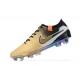 Nike Tiempo Legend 10 Elite FG Low Black White Gold Men Football Boots