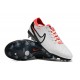 Nike Tiempo Legend 10 Elite FG Low White Red Blue Men Football Boots