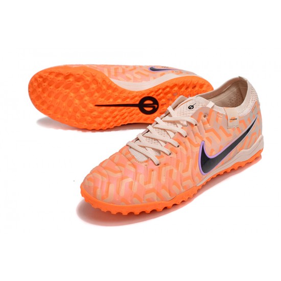 Nike Tiempo Legend 10 Elite TF Low Beige Apricot Men Football Boots