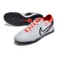 Nike Tiempo Legend 10 Elite TF Low White Red Black Men Football Boots