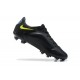 Nike Tiempo Legend 9 Elite FG Black Blue Yellow Low Men Football Boots