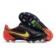 Nike Tiempo Legend 9 Elite FG Black Gold Orange Low Men Football Boots