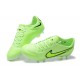 Nike Tiempo Legend 9 Elite FG Black Green Light/Green Low Men Football Boots