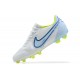 Nike Tiempo Legend 9 Elite FG Blue White Blue Yellow Low Men Football Boots