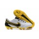 Nike Tiempo Legend 9 Elite FG Gold Black White Yellow Low Men Football Boots