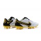 Nike Tiempo Legend 9 Elite FG Gold Black White Yellow Low Men Football Boots