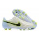 Nike Tiempo Legend 9 Elite FG Light/Blue Yellow Black Khaki Low Men Football Boots