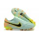 Nike Tiempo Legend 9 Elite FG Light/Green Yellow Black Orange Low Men Football Boots