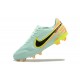 Nike Tiempo Legend 9 Elite FG Light/Green Yellow Black Orange Low Men Football Boots