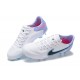 Nike Tiempo Legend 9 Elite FG LightPurple White Blue Black Low Men Football Boots