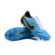 Nike Tiempo Legend 9 Elite FG Low Black White Blue Men Football Boots