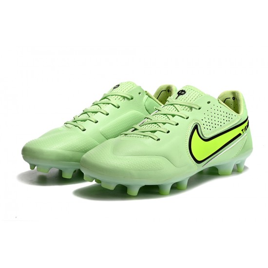 Nike Tiempo Legend 9 Elite FG Low Green Men Football Boots