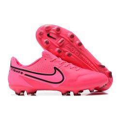 Nike Tiempo Legend 9 Elite FG Low Pink Men Football Boots