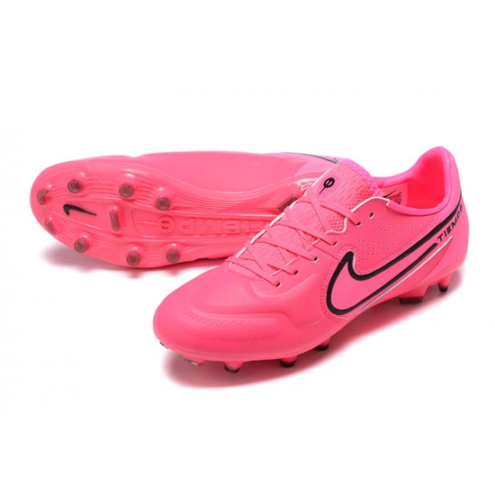 Nike Tiempo Legend 9 Elite FG Low Pink Men Football Boots