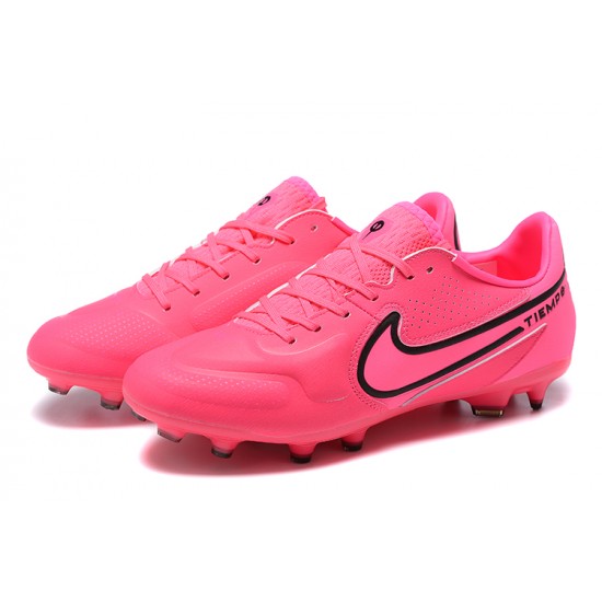 Nike Tiempo Legend 9 Elite FG Low Pink Men Football Boots