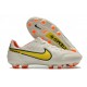 Nike Tiempo Legend 9 Elite FG Low White Orange Men Football Boots