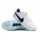 Nike Tiempo Legend 9 Elite FG Low White Purple Blue Men Football Boots