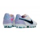 Nike Tiempo Legend 9 Elite FG Low White Purple Blue Men Football Boots