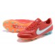 Nike Tiempo Legend 9 Elite FG Red Orange White Green Low Men Football Boots