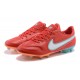 Nike Tiempo Legend 9 Elite FG Red Orange White Green Low Men Football Boots