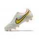 Nike Tiempo Legend 9 Elite FG Yellow Black Orange Low Men Football Boots