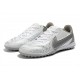 Nike Tiempo Legend 9 Pro TF Low White Grey Men Football Boots