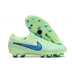 Nike Tiempo Legend 10 Elite FG Low Football Boots Green Blue For Men 