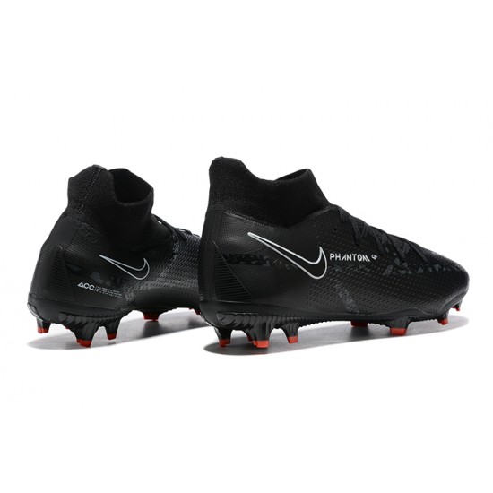 Nike Phantom GT Elite Dynamic Fit FG High Black Red Men Football Boots