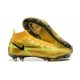 Nike Phantom GT Elite Dynamic Fit FG High Gold Green Black Men Football Boots