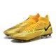 Nike Phantom GT Elite Dynamic Fit FG High Gold Green Black Men Football Boots