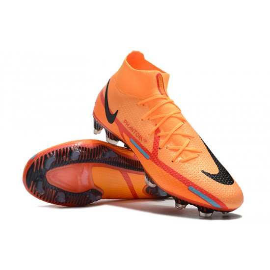 Nike Phantom GT Elite Dynamic Fit FG High Orange Red Men Football Boots