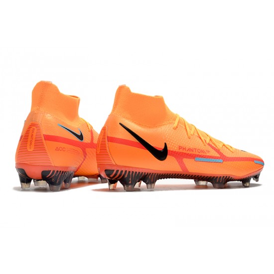 Nike Phantom GT Elite Dynamic Fit FG High Orange Red Men Football Boots