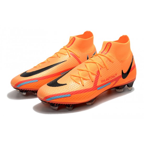 Nike Phantom GT Elite Dynamic Fit FG High Orange Red Men Football Boots