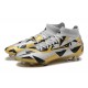 Nike Phantom GT Elite Dynamic Fit FG High Silver Gold Men Football Boots