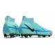 Nike Phantom GT Elite Dynamic Fit FG High Turqoise Blue Men Football Boots