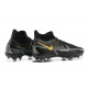 Nike Phantom GT2 Dynamic Fit Elite FG Black Gold White High Men Football Boots