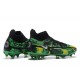 Nike Phantom GT2 Dynamic Fit Elite FG Green Yellow White Black High Men Football Boots