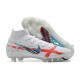 Nike Phantom GT2 Dynamic Fit Elite FG White Orange Blue Black High Men Football Boots